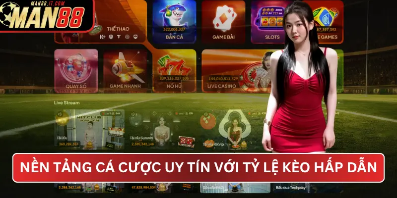 MAN88 – Nền Tảng Cá Cược Uy Tín Với Tỷ Lệ Kèo Hấp Dẫn