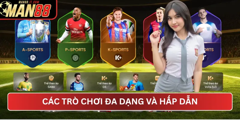 Các Trò Chơi Khác Tại MAN88 – Đa Dạng Và Hấp Dẫn